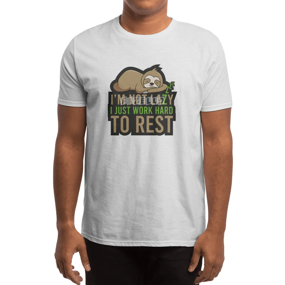 I'm not lazy, I just work hard to Rest Spor T-Shirt