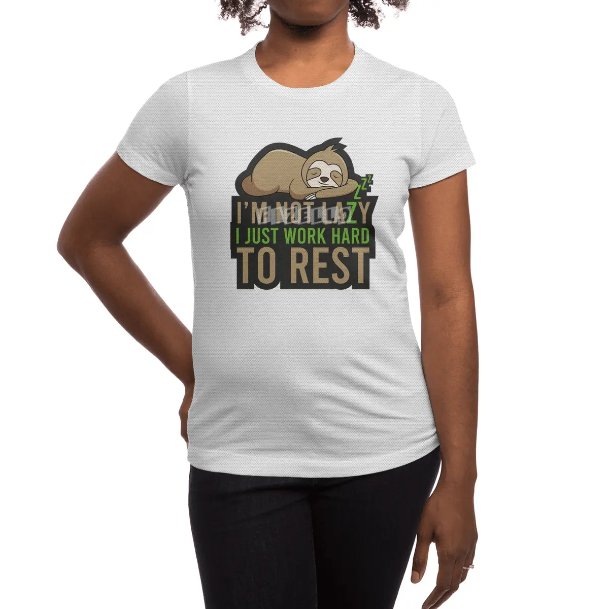 I'm not lazy, I just work hard to Rest Spor T-Shirt