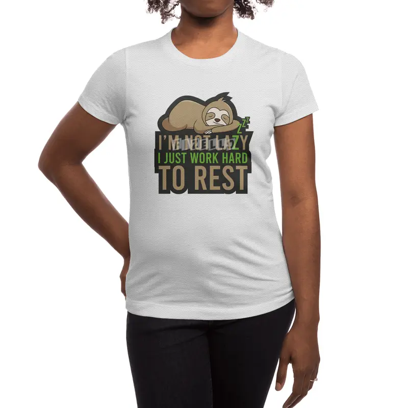I'm not lazy, I just work hard to Rest Spor T-Shirt