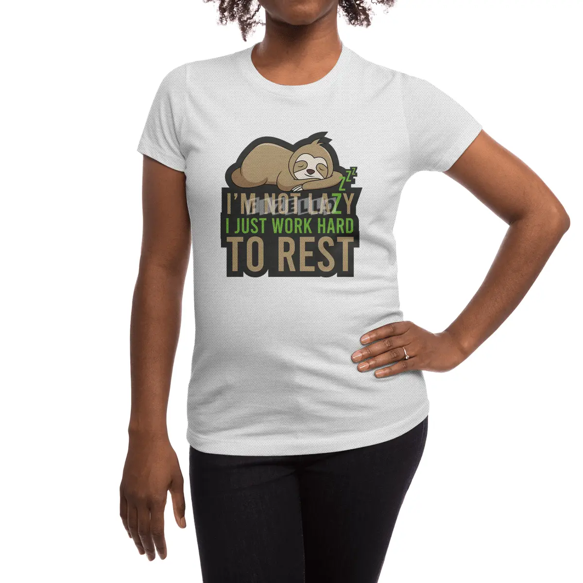 I'm not lazy, I just work hard to Rest Spor T-Shirt
