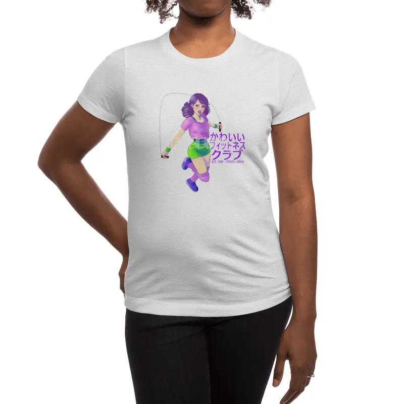 Kawaii Fitness Club Spor T-Shirt