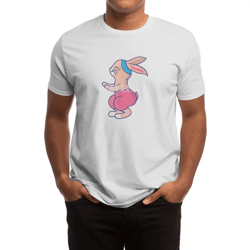 Bunny Fitness Pink Spor T-Shirt