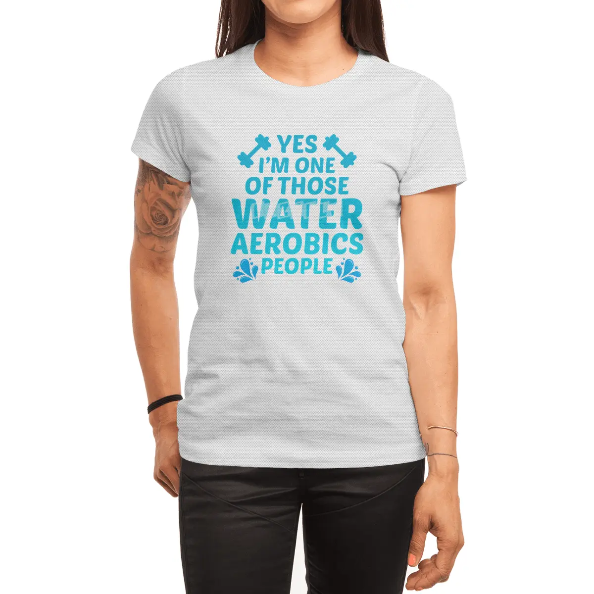 Water Aerobics Aquatic fitness Aqua Exercise Spor T-Shirt
