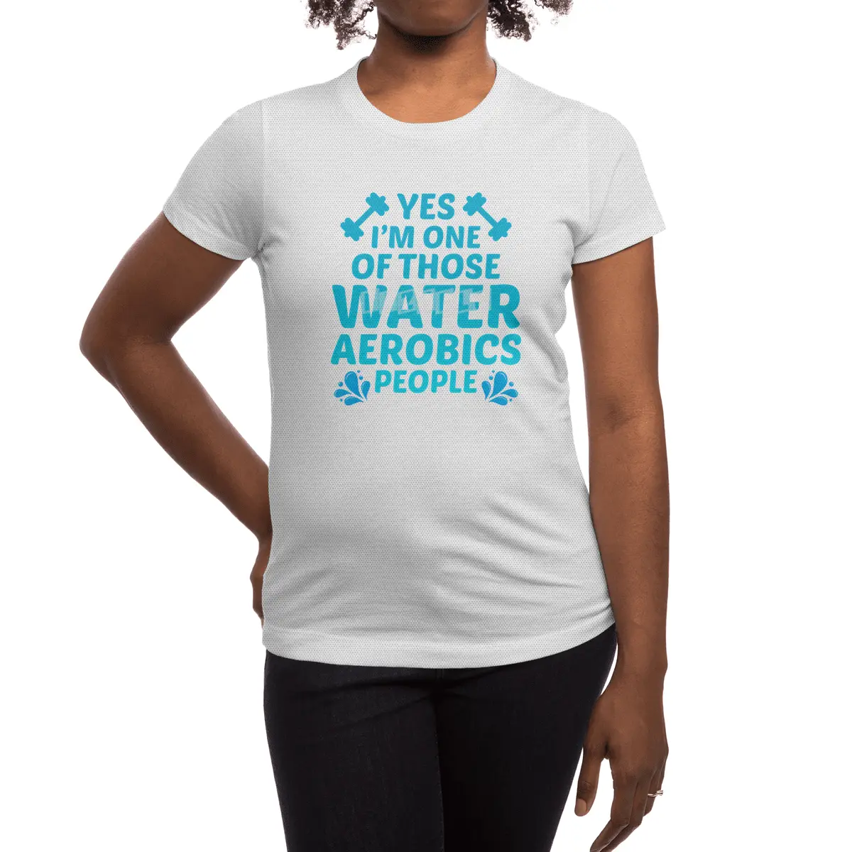 Water Aerobics Aquatic fitness Aqua Exercise Spor T-Shirt
