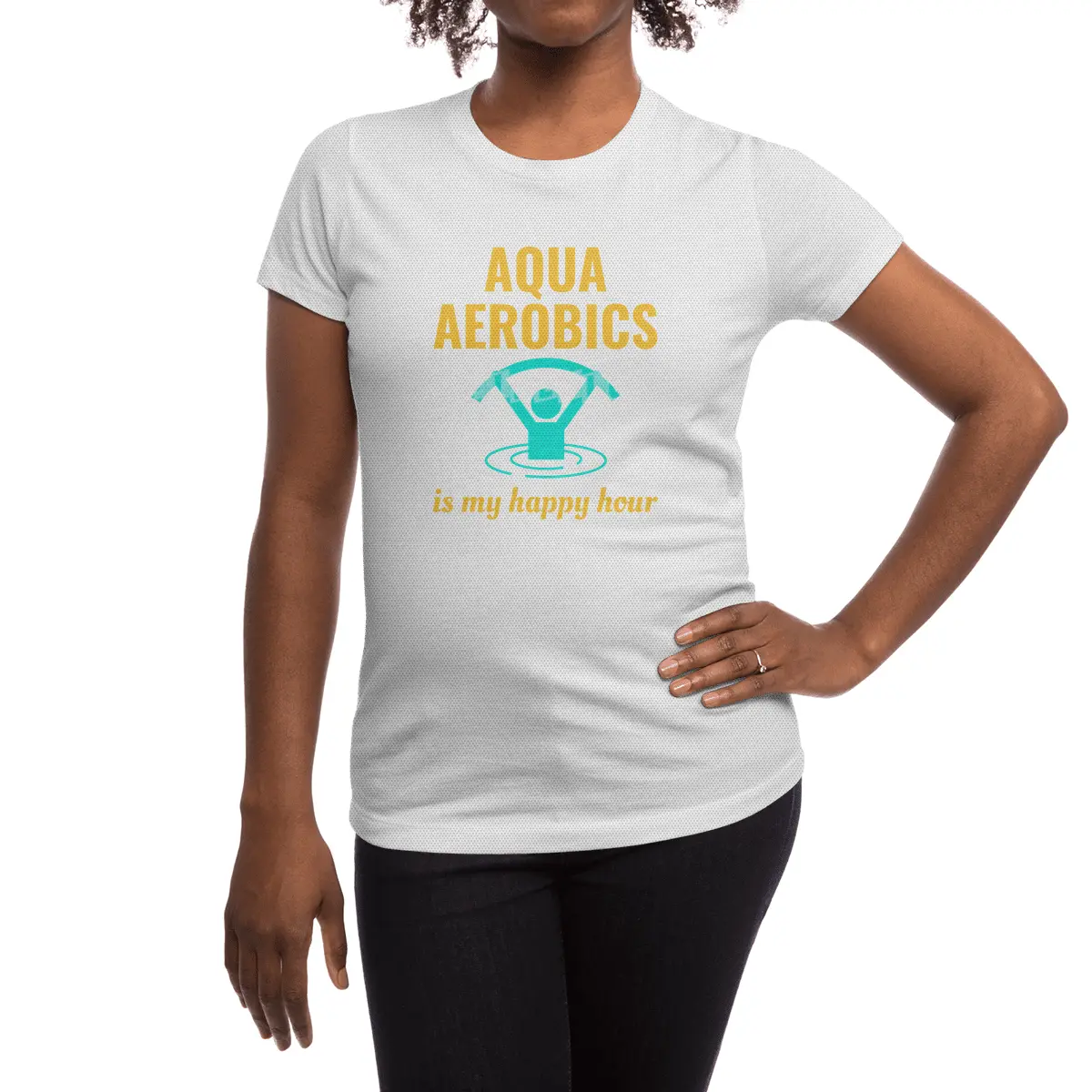 Water Aerobics Aquatic fitness Aqua Exercise Spor T-Shirt