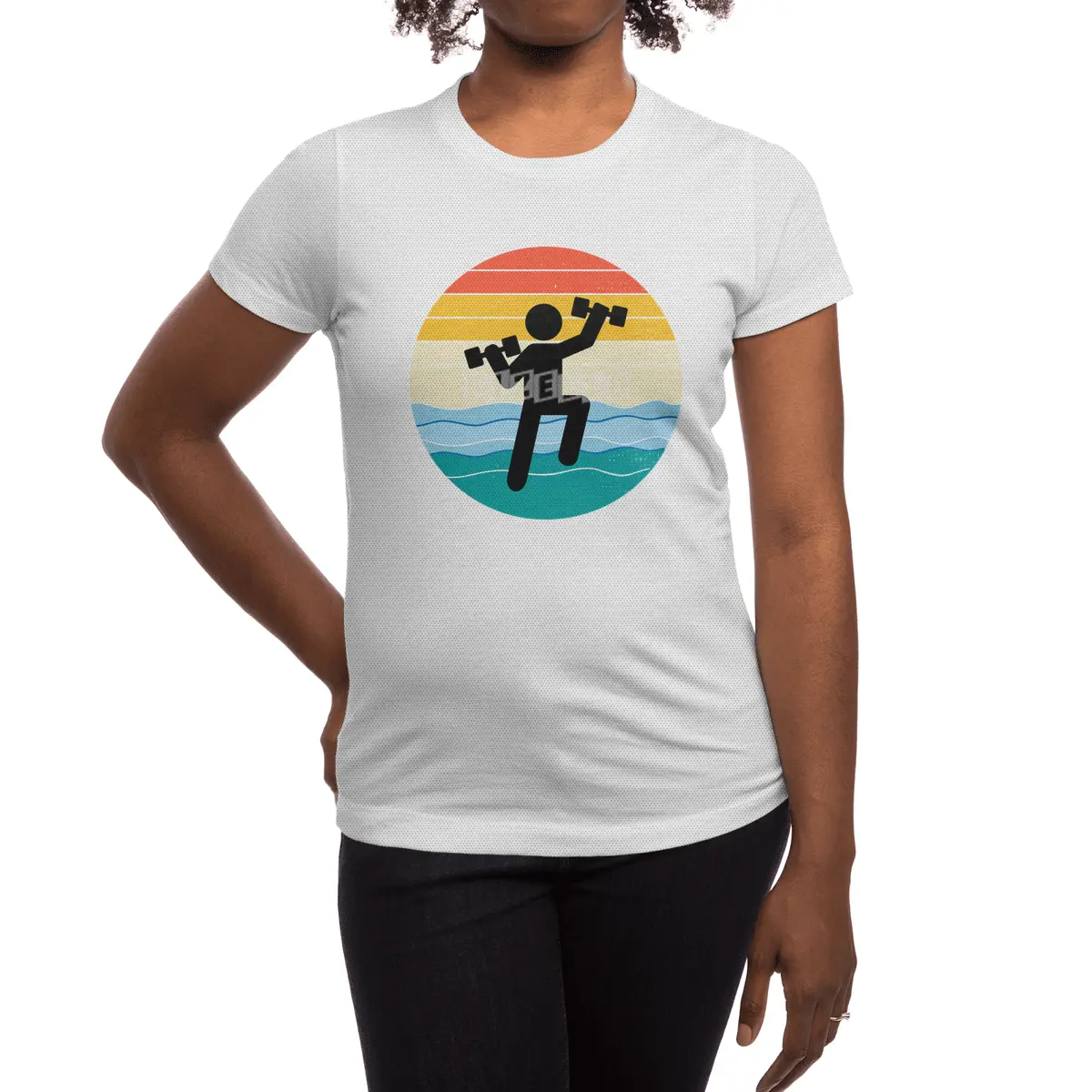 Water Aerobics Aquatic fitness Aqua Exercise Spor T-Shirt