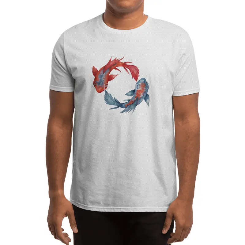 Yin Yang Koi Fish Spor T-Shirt