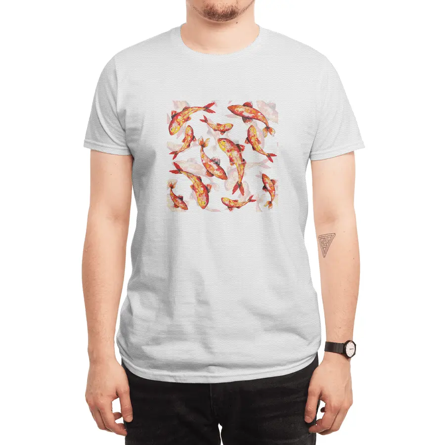 Make a wish on a koi fish! Spor T-Shirt