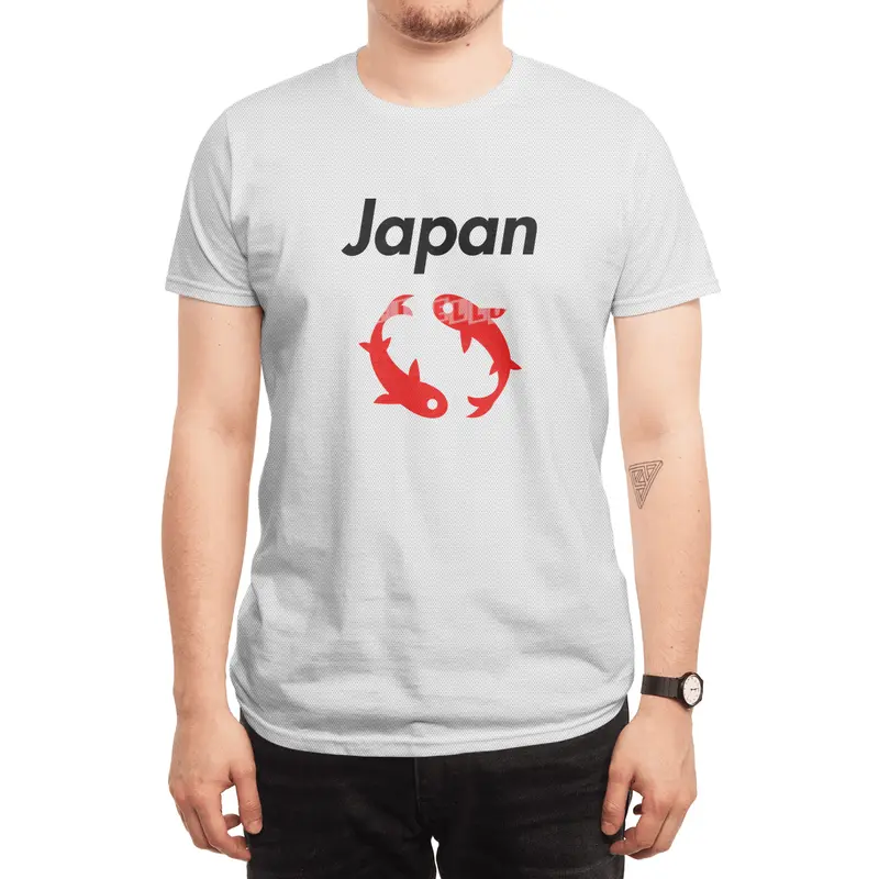 Japanese Iconic Koi Fish Spor T-Shirt