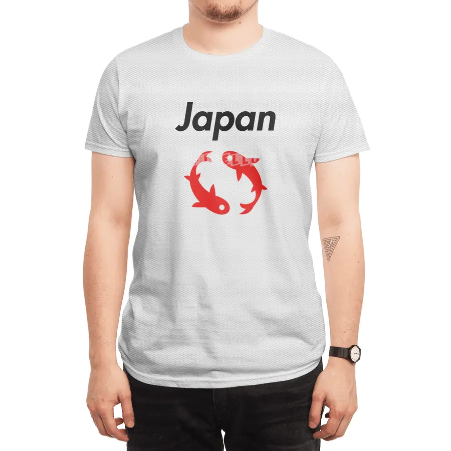 Japanese Iconic Koi Fish Spor T-Shirt