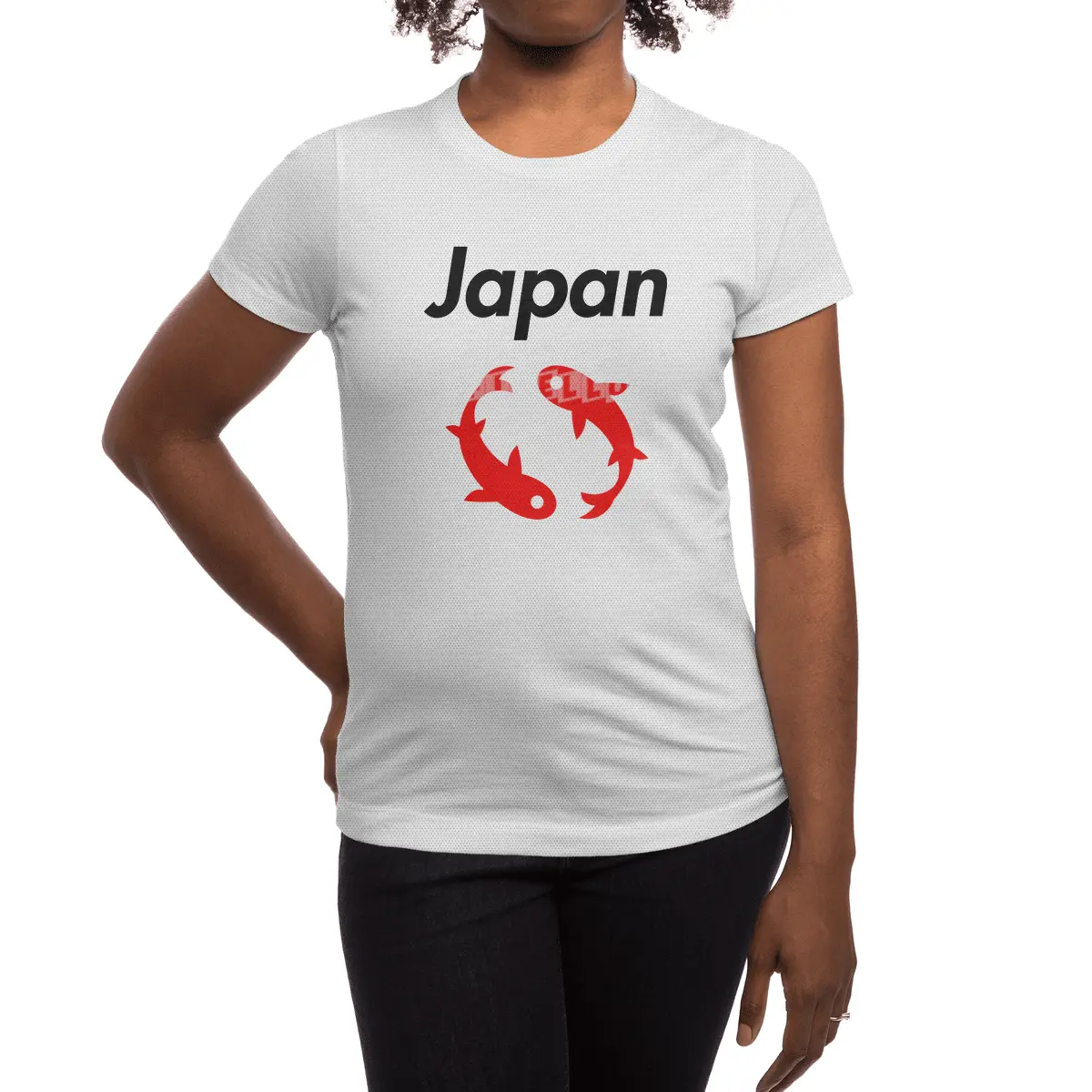Japanese Iconic Koi Fish Spor T-Shirt