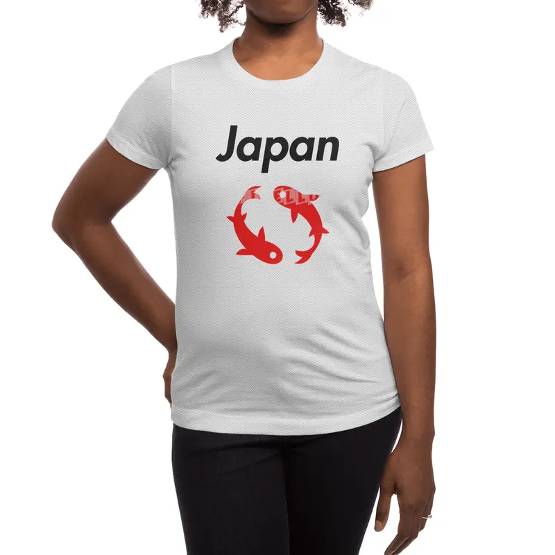 Japanese Iconic Koi Fish Spor T-Shirt