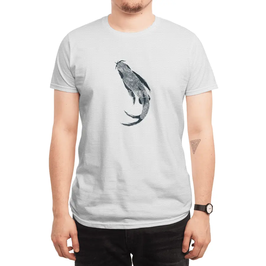 Don't Be Koi - White Border Spor T-Shirt