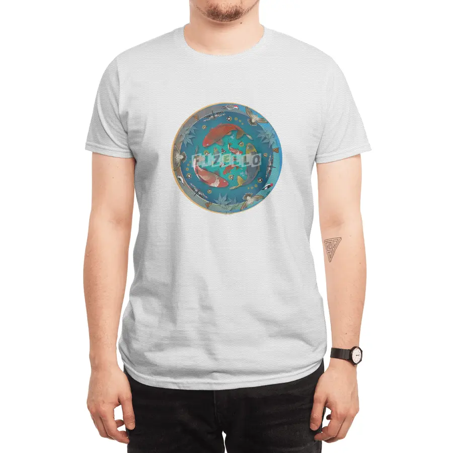 Circle of Life Koi Pond Spor T-Shirt