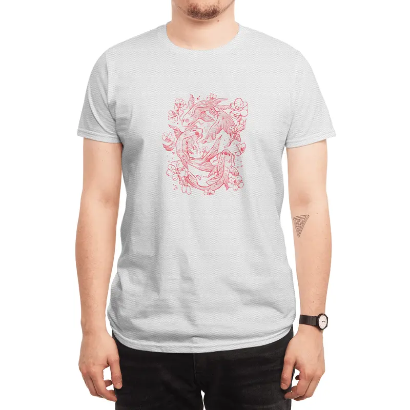 Red Koi - Aesthetic Oriental Koi Fish Gift Spor T-Shirt