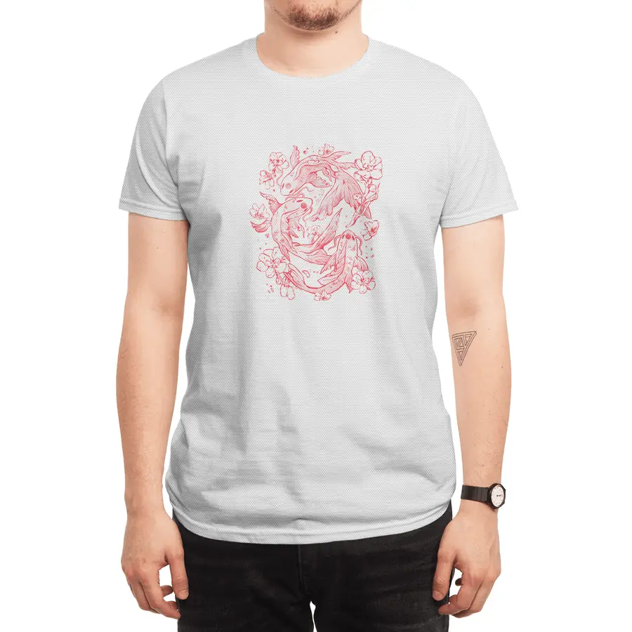 Red Koi - Aesthetic Oriental Koi Fish Gift Spor T-Shirt