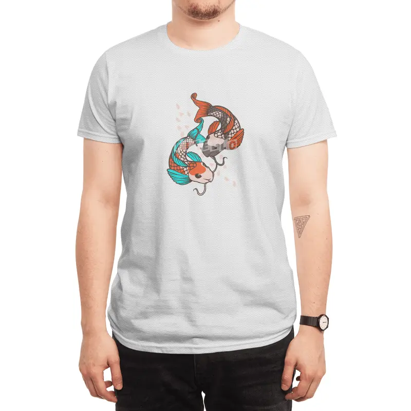 Japanese Koi Style Art Spor T-Shirt