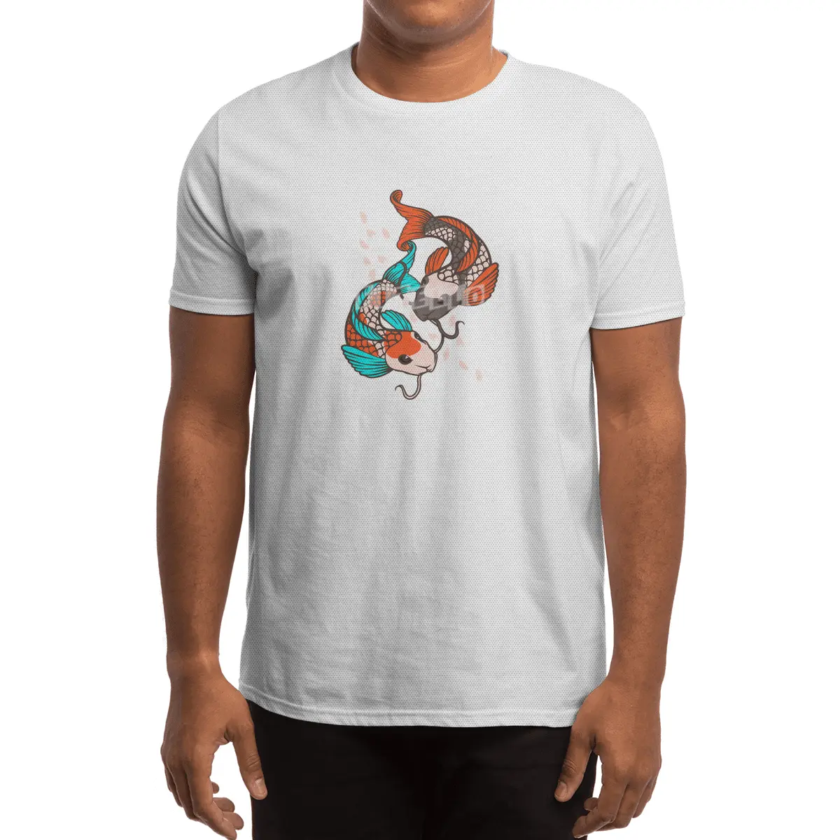 Japanese Koi Style Art Spor T-Shirt