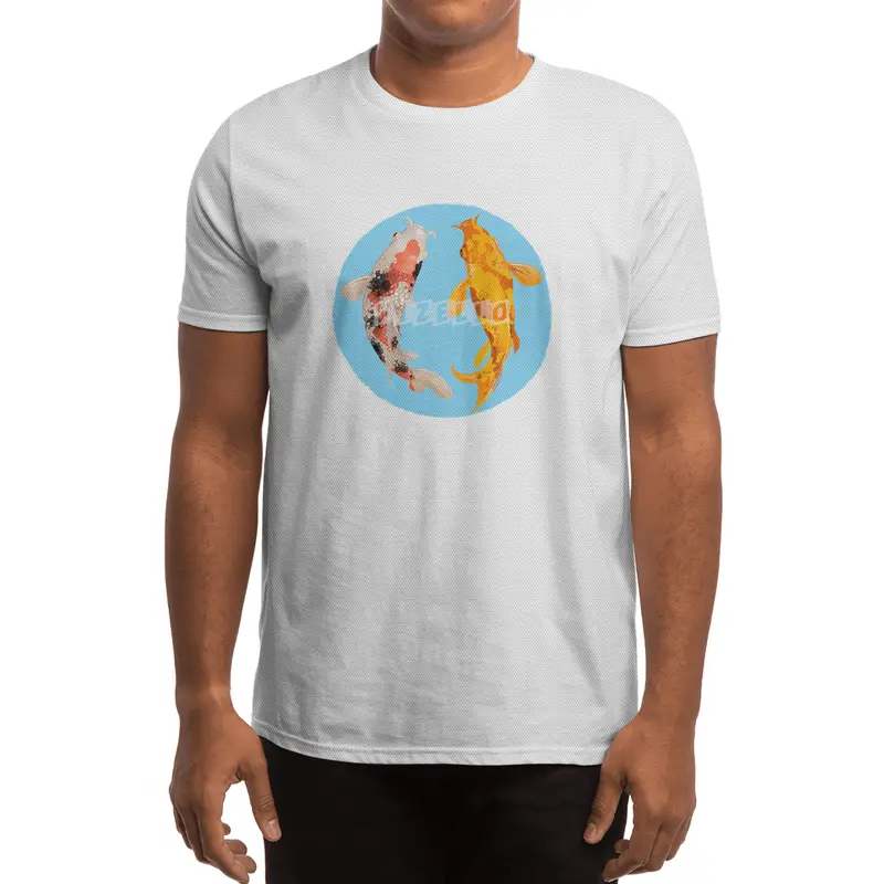 Yin Yang Carp Balance Taijitu Japanese Nishikigoi Koi Fish Spor T-Shirt