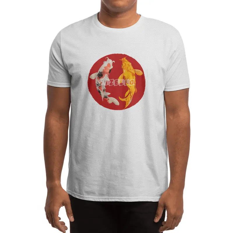 Yin Yang Carp Balance Taijitu Nishikigoi Japanese Koi Fish Spor T-Shirt
