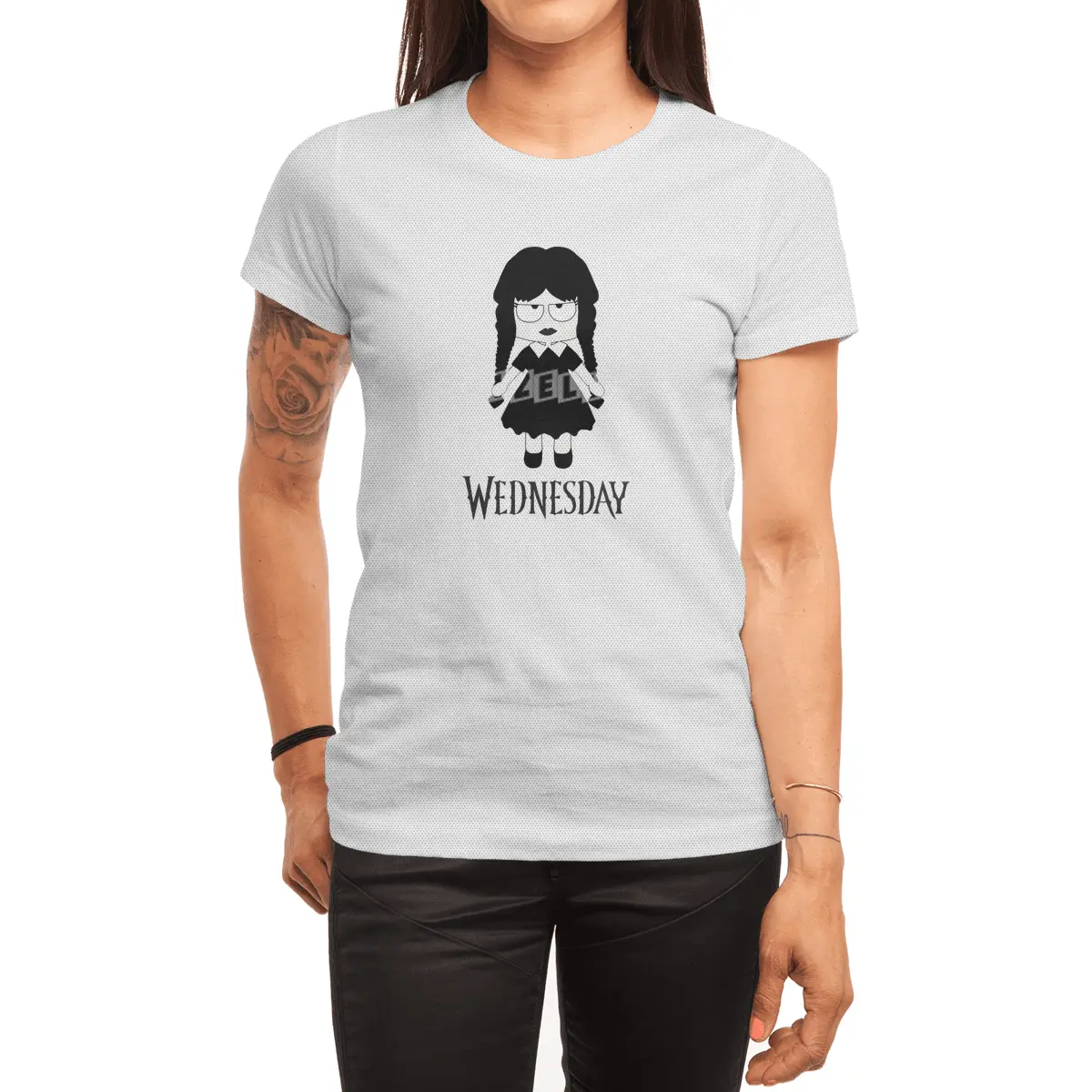 Cute Wednesday Trending Addams Graphic Spor T-Shirt