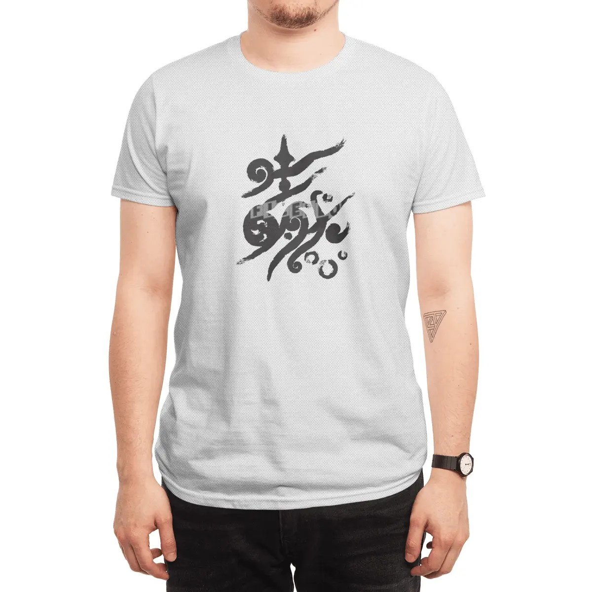 Life . nature in calligraphic style Spor T-Shirt
