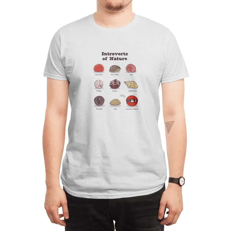 Introverts of Nature (Red/Gold) Spor T-Shirt