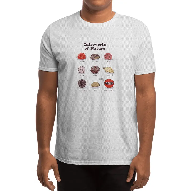 Introverts of Nature (Red/Gold) Spor T-Shirt