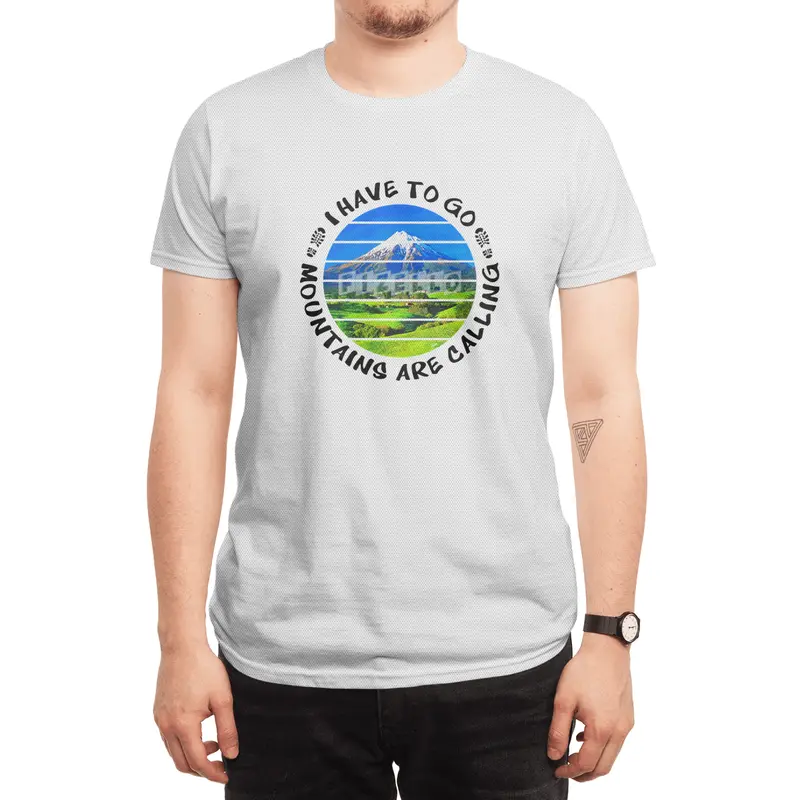 Mountains are calling I have to go walking outside in nature and enjoy the hike in the beautiful sur Spor T-Shirt