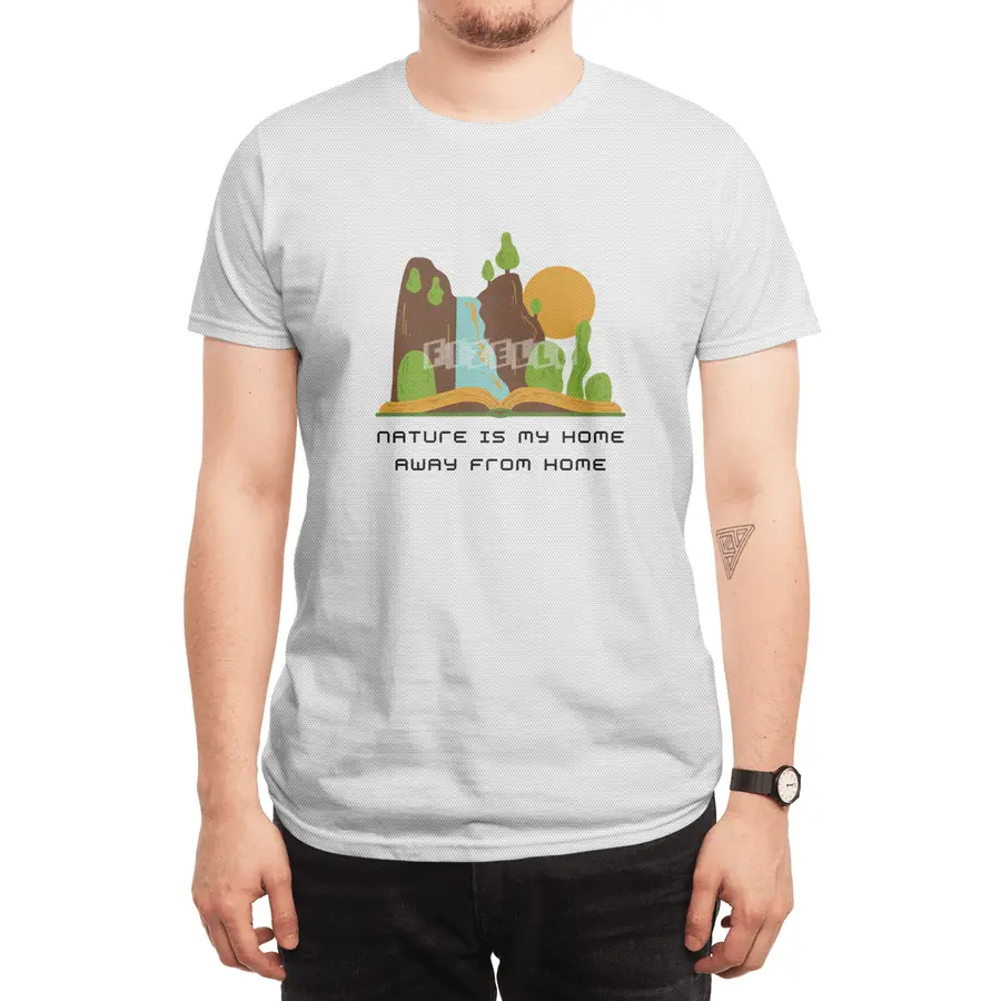 Nature is my home away from home Spor T-Shirt