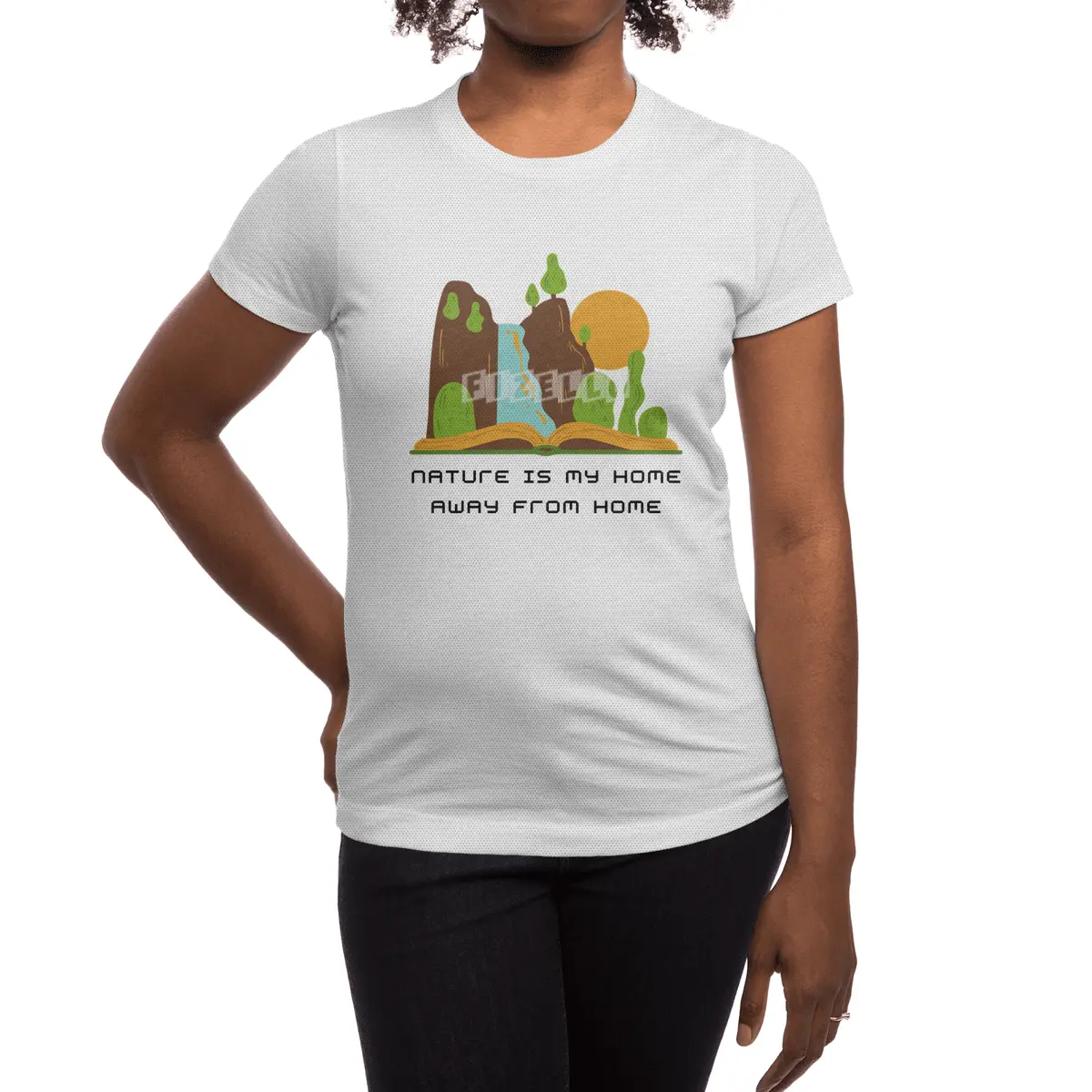 Nature is my home away from home Spor T-Shirt