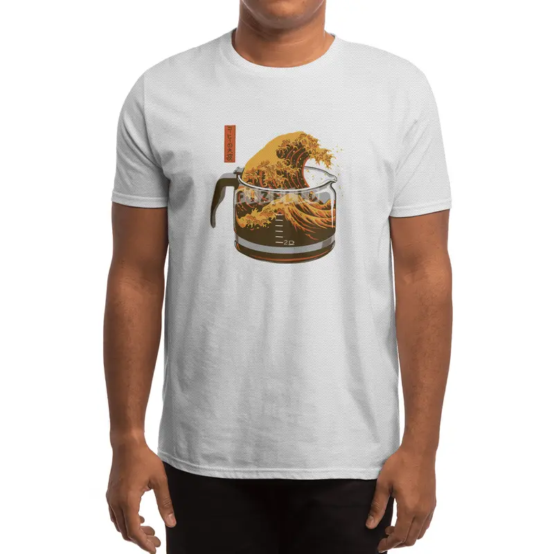 The Great Wave of Coffee (light) Spor T-Shirt