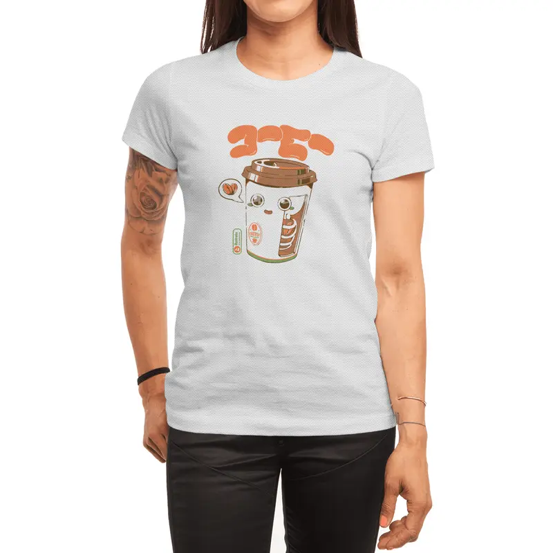 Cute Coffee x-Ray Spor T-Shirt