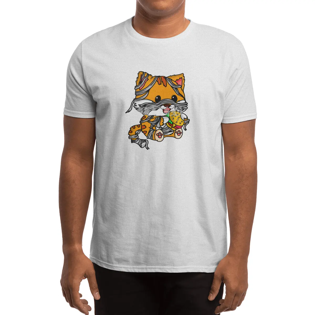 Cute Spooky Halloween Guinea Pig as Mummy Costume Spor T-Shirt
