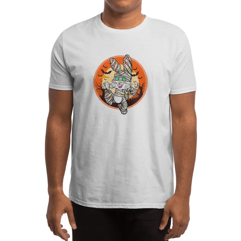 Cute Spooky Halloween Mummy Bunny Costume Rabbit Spor T-Shirt