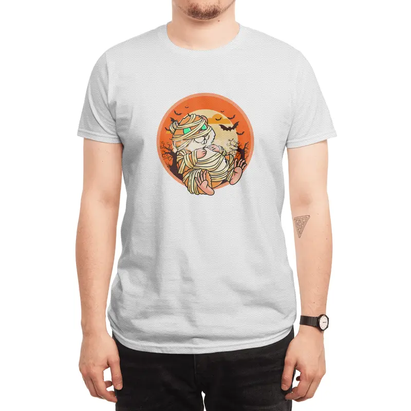 Cute Spooky Halloween Mummy Hamster Costume Spor T-Shirt