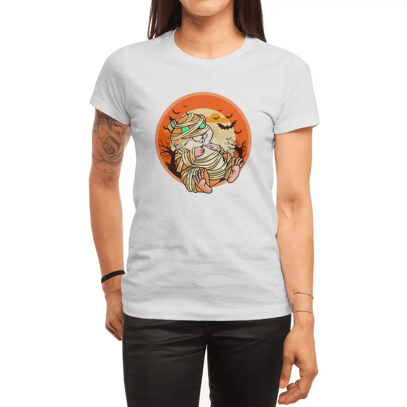 Cute Spooky Halloween Mummy Hamster Costume Spor T-Shirt