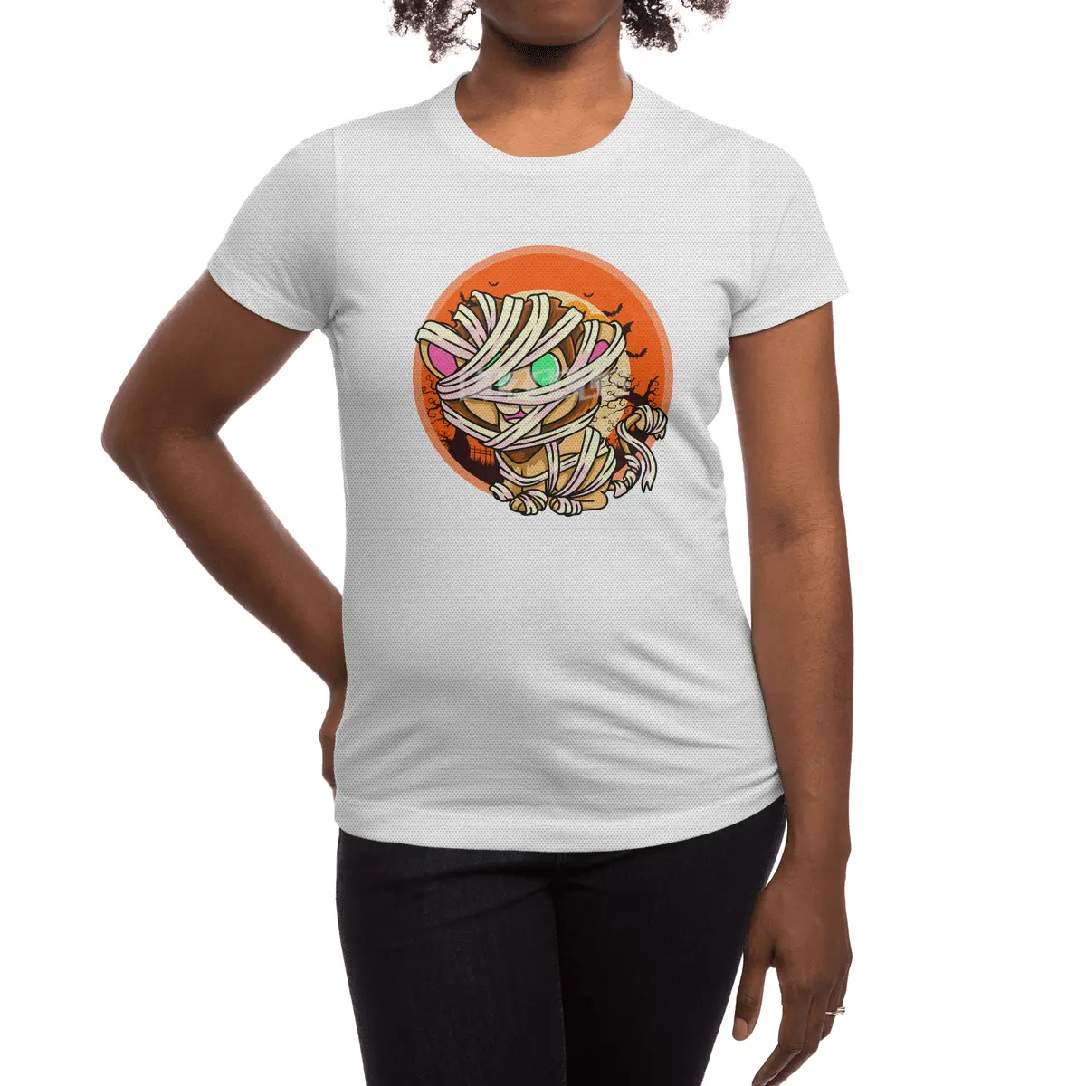Cute Spooky Halloween Mummy Lion Costume Lion Spor T-Shirt
