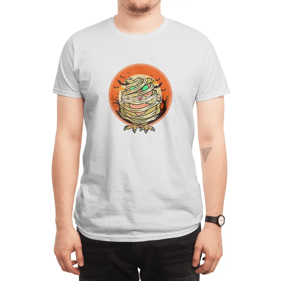 Cute Spooky Halloween Mummy Owl Costume Owl Lover Spor T-Shirt