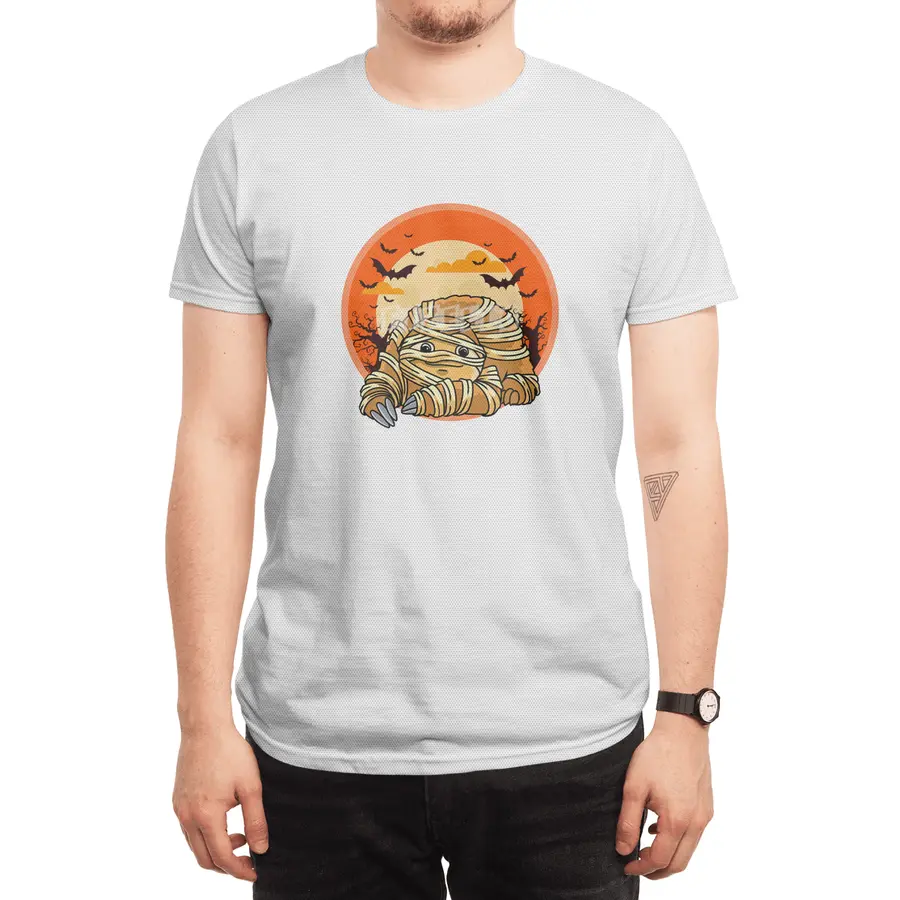 Cute Spooky Halloween Mummy Sloth Costume Sloth Spor T-Shirt