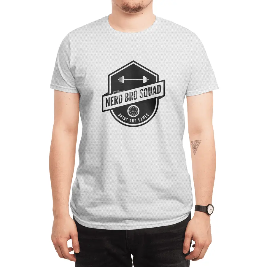 Nerd Bro Squad Spor T-Shirt
