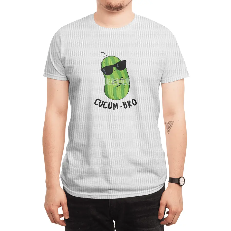 Cucum-bro Funny Cucumber Bro Pun Spor T-Shirt