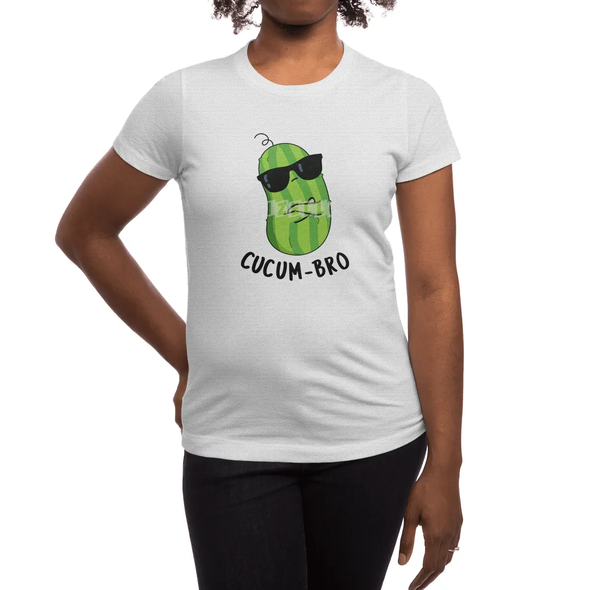Cucum-bro Funny Cucumber Bro Pun Spor T-Shirt
