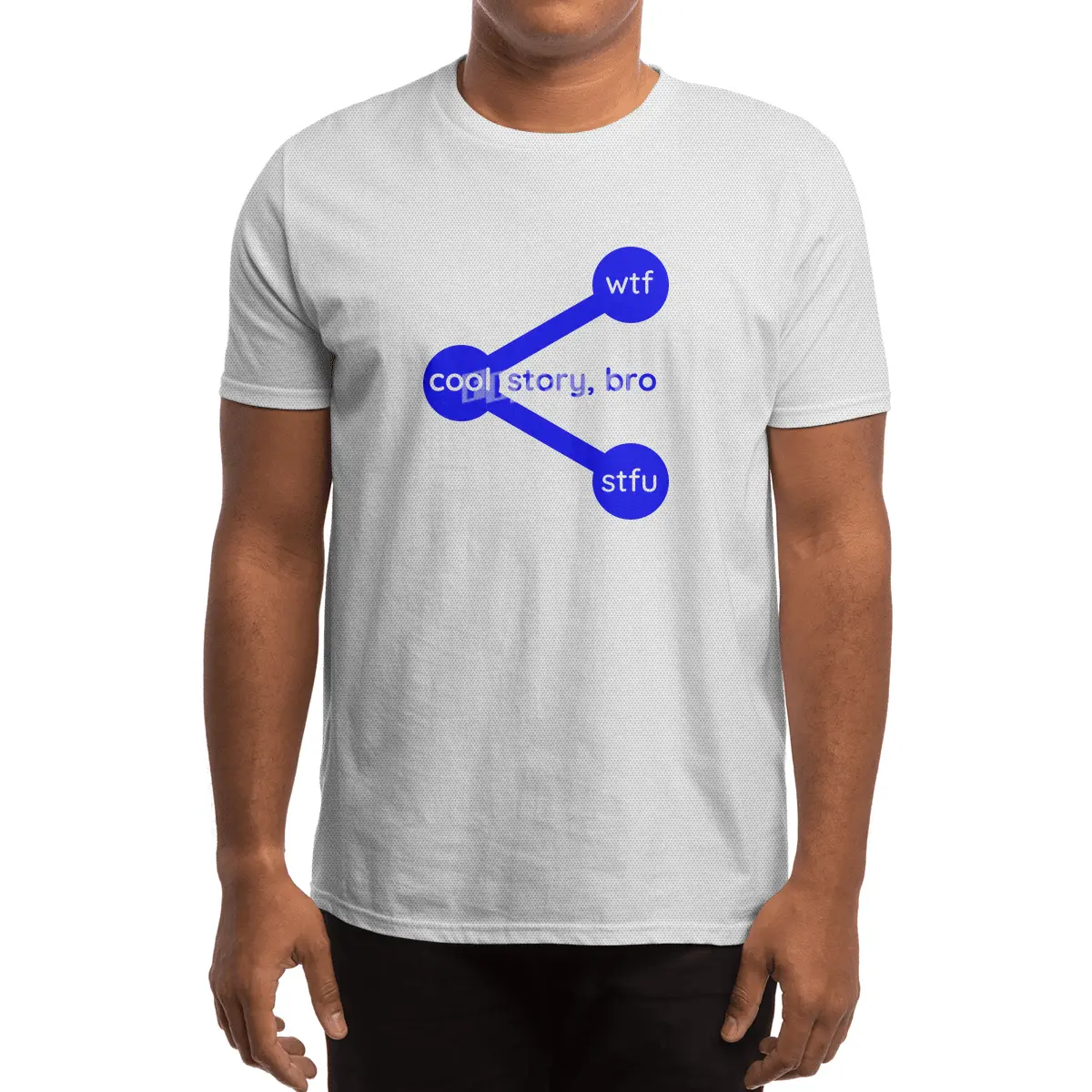 Cool Story Bro Wtf Stfu Share Symbol Spor T-Shirt