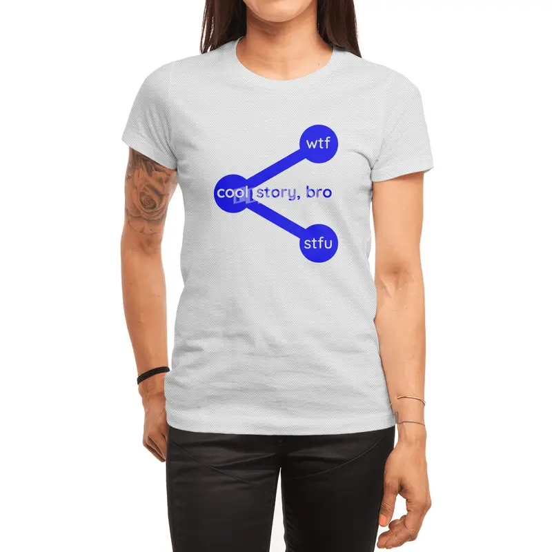 Cool Story Bro Wtf Stfu Share Symbol Spor T-Shirt