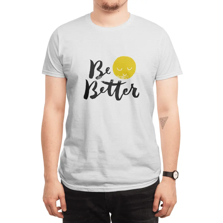Be Better - Brush lettering design Spor T-Shirt