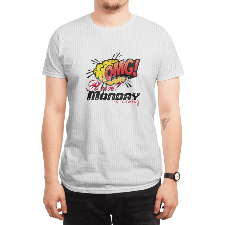 OMG Run! Monday is coming Spor T-Shirt