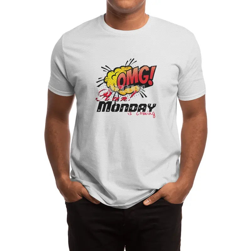 OMG Run! Monday is coming Spor T-Shirt