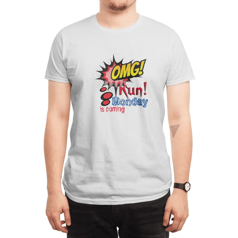 OMG Run! Monday is coming Spor T-Shirt