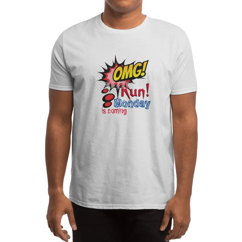 OMG Run! Monday is coming Spor T-Shirt